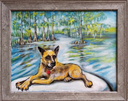 Caddo lake.Mat. by artist Anastasia Shimanskaya